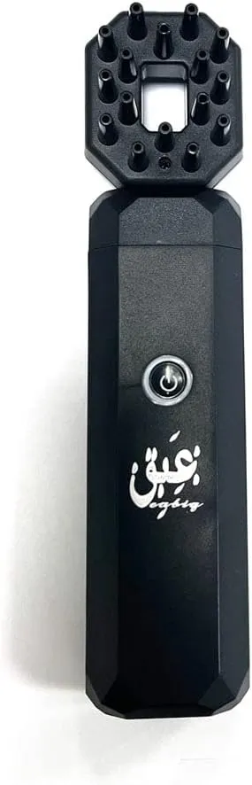 CRONY 005 Comb Bukhoor Oud Upright Comb electric bakhoor Luxury Incense Burner Black