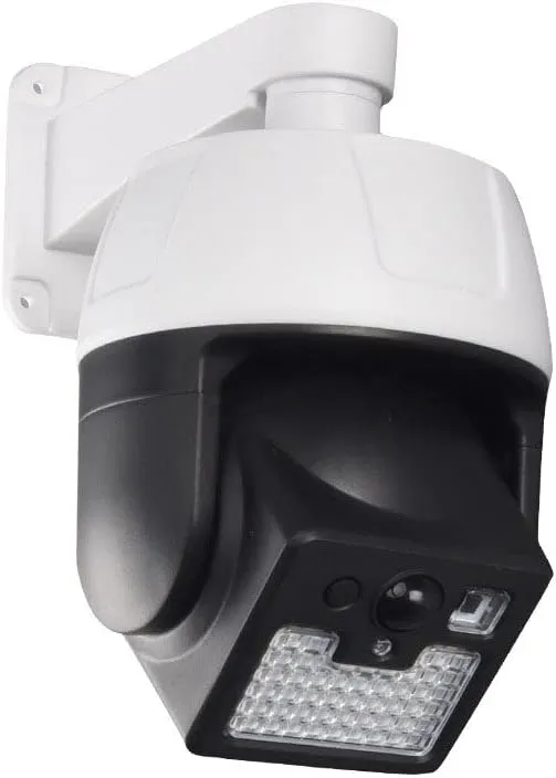 CRONY HW-5118-1 LED solar rechargeable wall lamps Solar human body induction simulation camera monitoring light fake camera light