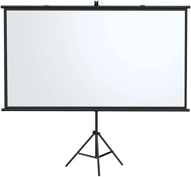 CRONY 72“projector screen with stand Portable Foldable Projection Movie Screen Fabric