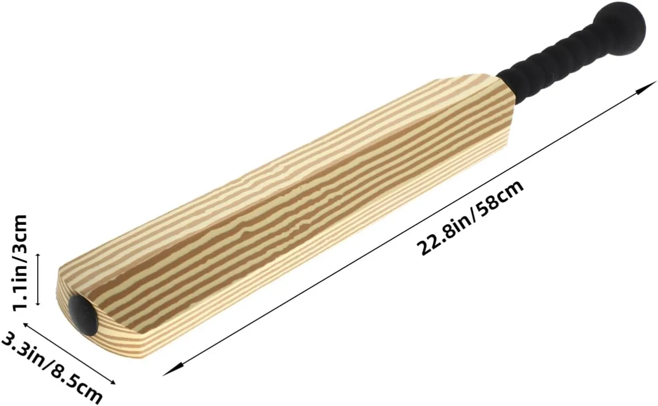 POPETPOP Cricket Bat and Ball : 22.79 in Kids Cricket Set EVA Cricket Bat with Ball Cricket Game Set for Adults Kids Beginners