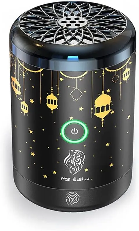 CRONY BK-25 Bukhoor Burner Electric Incense Burner with 16 Light Colors Dukhoon