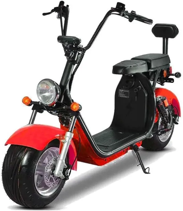 CRONY X3 BIG HARLEY+LI-ion battery+BT+double seat Electric motorcycle- Red