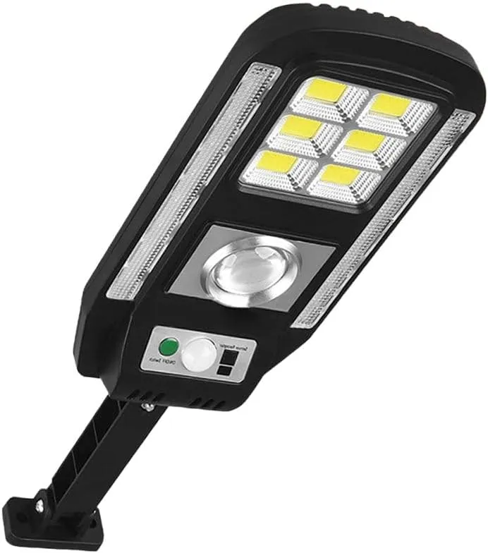 CRONY CL-728 Solar Street Lights Outdoor, Motion Sensor Outdoor Street Light, High Sensitivity Photo-Sensing Device for Garden, Street, Deck, Yard, Garage, Patio