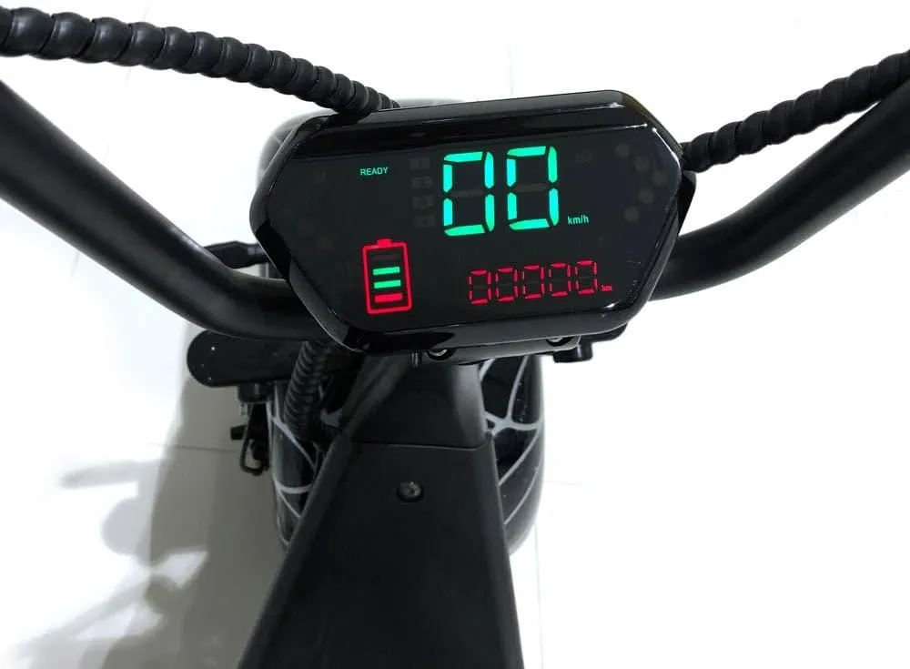 CRONY X3 BIG HARLEY+LI-ion battery+BT+double seat Electric motorcycle- Red