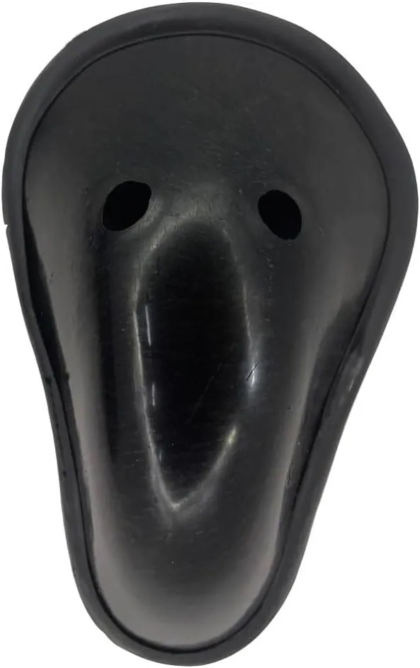 Ultimate Cricket Supporter: Safety in Black & White size large with abdominal guard for cricket