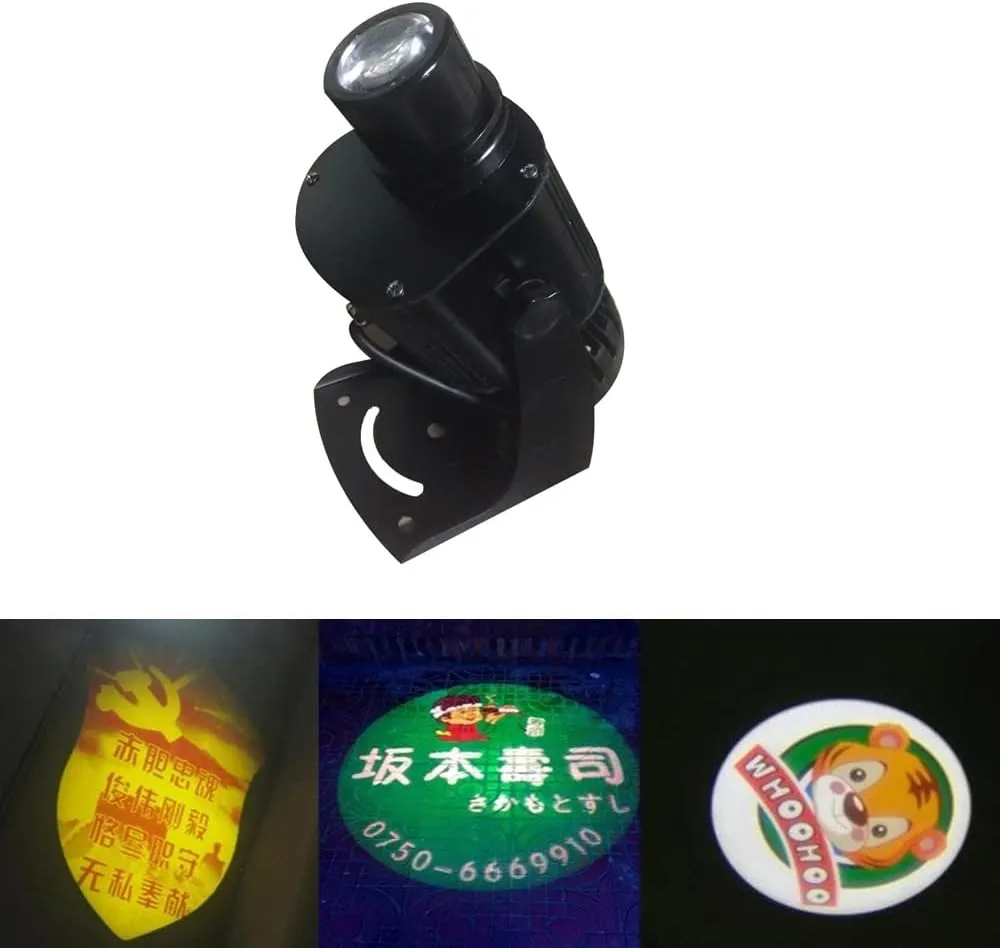 CRONY 150W Ad Waterproof With Motor Logo Lamp Led Hd Projection Advertising Diy Logo Custom Lmage Projector Lamp