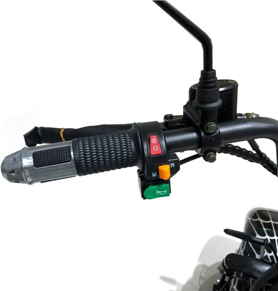 CRONY X3 BIG HARLEY+LI-ion battery+BT+double seat Electric motorcycle- Red