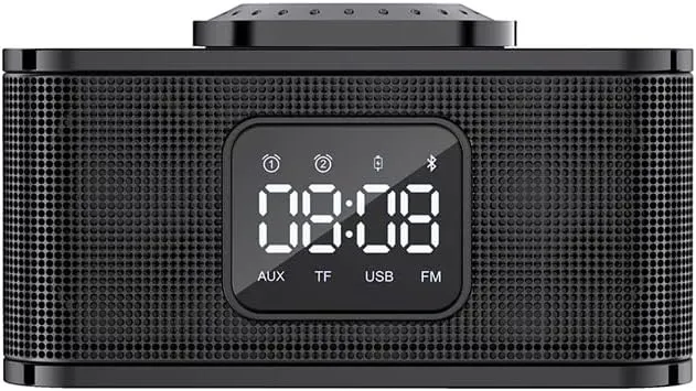 CRONY Mh-2036 Multi-Function Audio Multifunctional Desktop Wireless Bluetooth Speaker With Wireless Charger