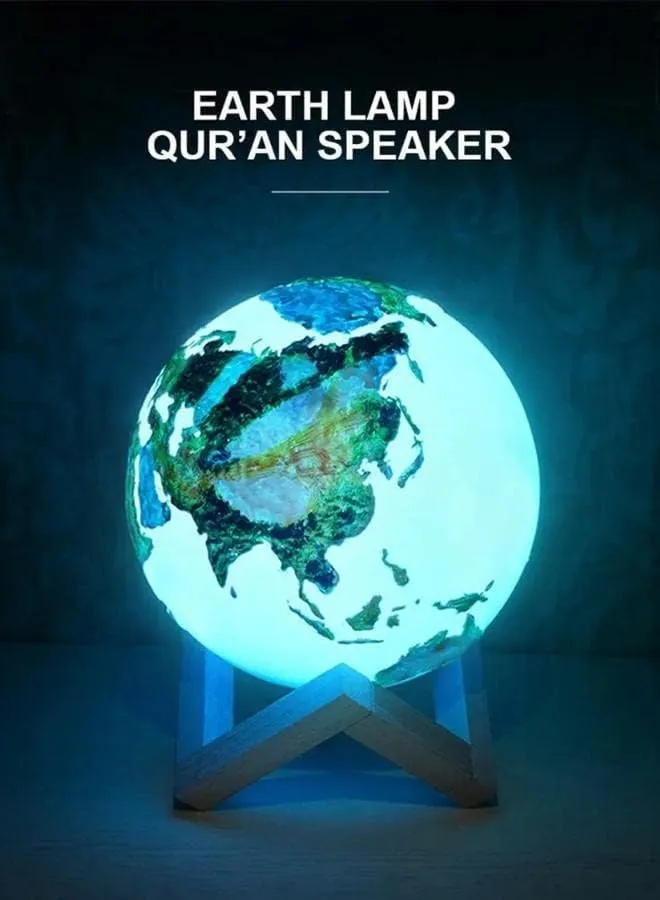 CRONY Equantu Sq-172 The New Earth Touch Lamp Portable Quran Bluetooth Speaker With App Control Light