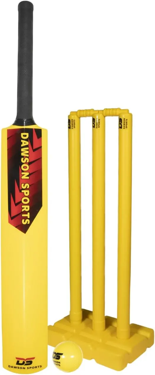 Dawson Sports DS Junior Cricket Set, Size 3, Perfect for Beginners, Lightweight, Durable, Unisex cricket set
