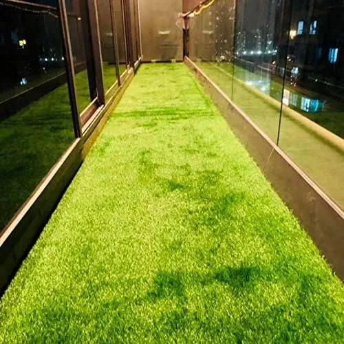 Yatai Decor 40mm Artificial Grass Carpet - Indoor Outdoor Garden Lawn Landscape Synthetic Grass Doormat Pet Turf Soft Green Carpet Mat - Realistic Thick Turf Lawn Rug Carpet For Dogs (2x1 Meters)