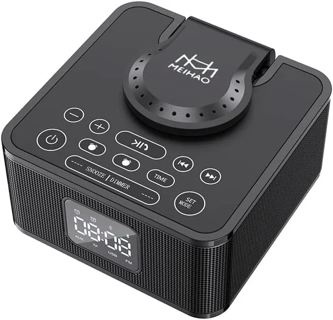 CRONY Mh-2036 Multi-Function Audio Multifunctional Desktop Wireless Bluetooth Speaker With Wireless Charger