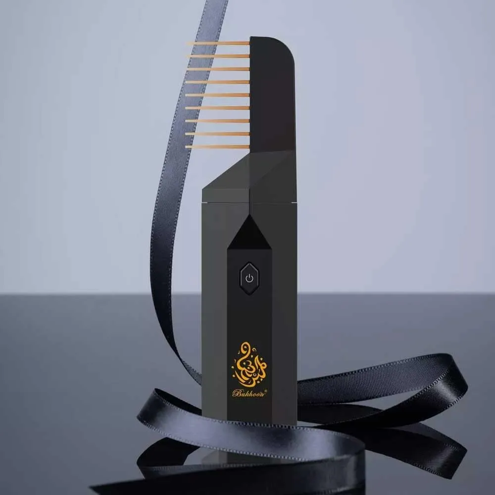 CRONY 2023 USB Rechargeable Comb Electric Bakhoor Luxury Incense Burner – B26