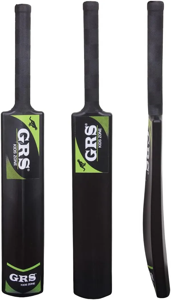 GRS Kids Zone Heavy Grade Strong Plastic Cricket Bat with Wicket Set & 1 Tennis Ball for Kids (Size 3, Age 6-10 Year Old Kids), Strong Plastic - Image 2