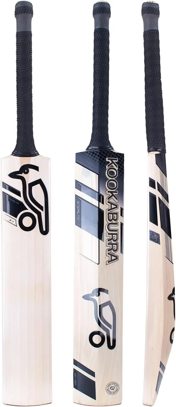 Kookaburra Stealth 6.4 Cricket Bat SH, Black