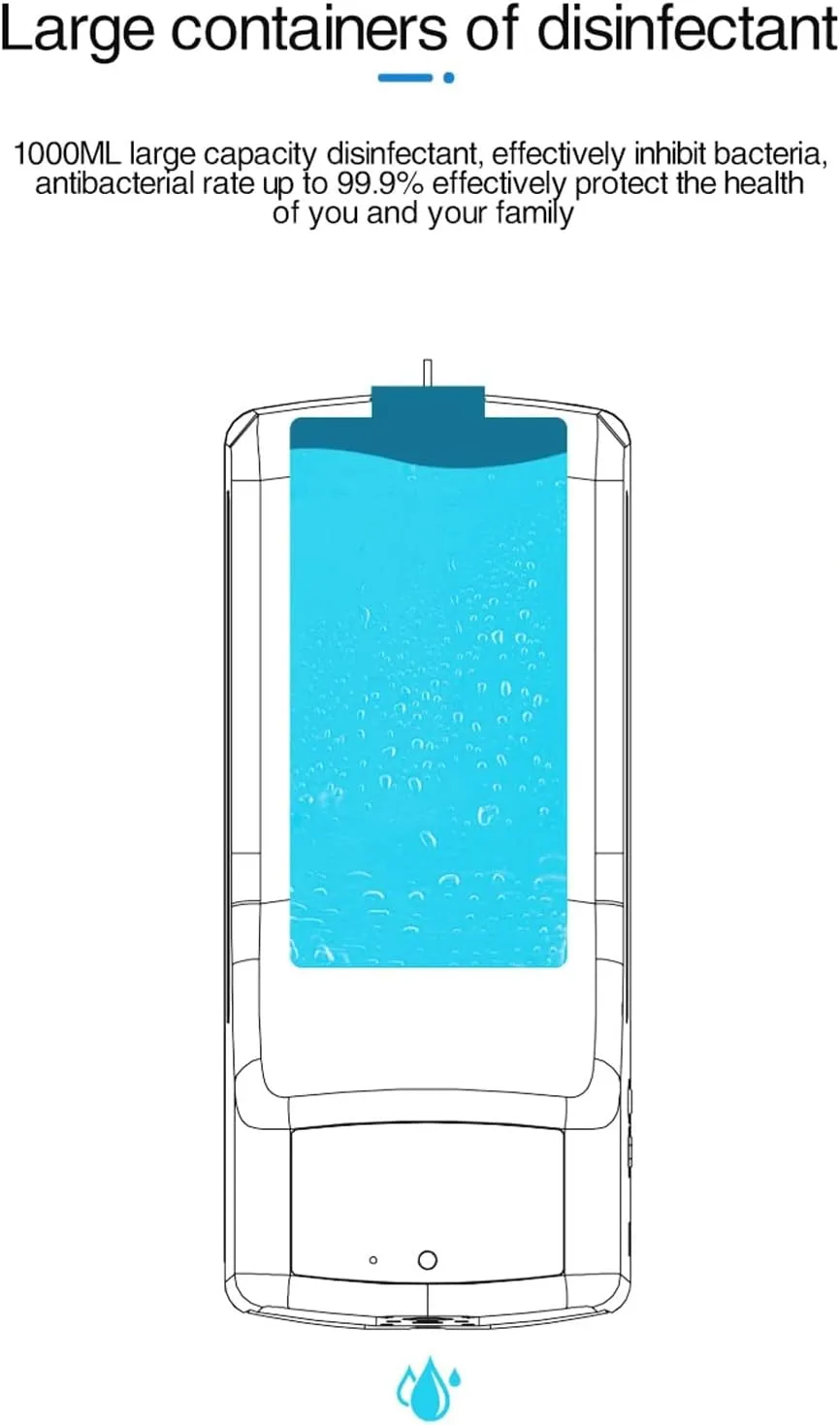 CRONY K9 Pro X Automatic Temperature Measurement&Disinfection Mach Intelligent Sensor Soap Dispenser With Thermometer Infrared Thermometer Dispenser