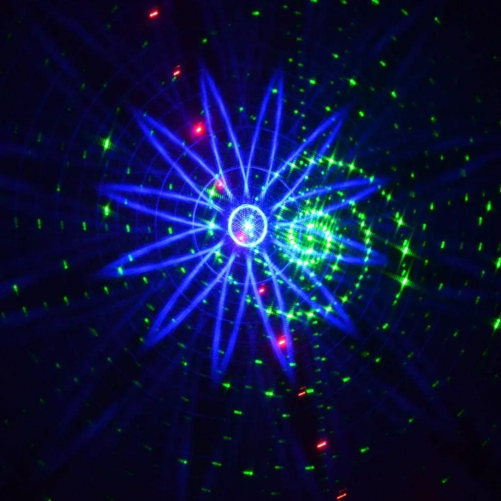 CRONY QS-1 10W Laser Light Projector Multicolour Lighting for Party Bars Stage Effect