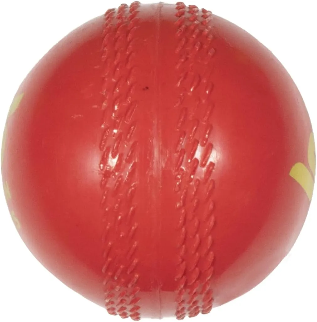 Dawson Sports Cricket Practice Balls, PVC Synthetic Rubber, Red