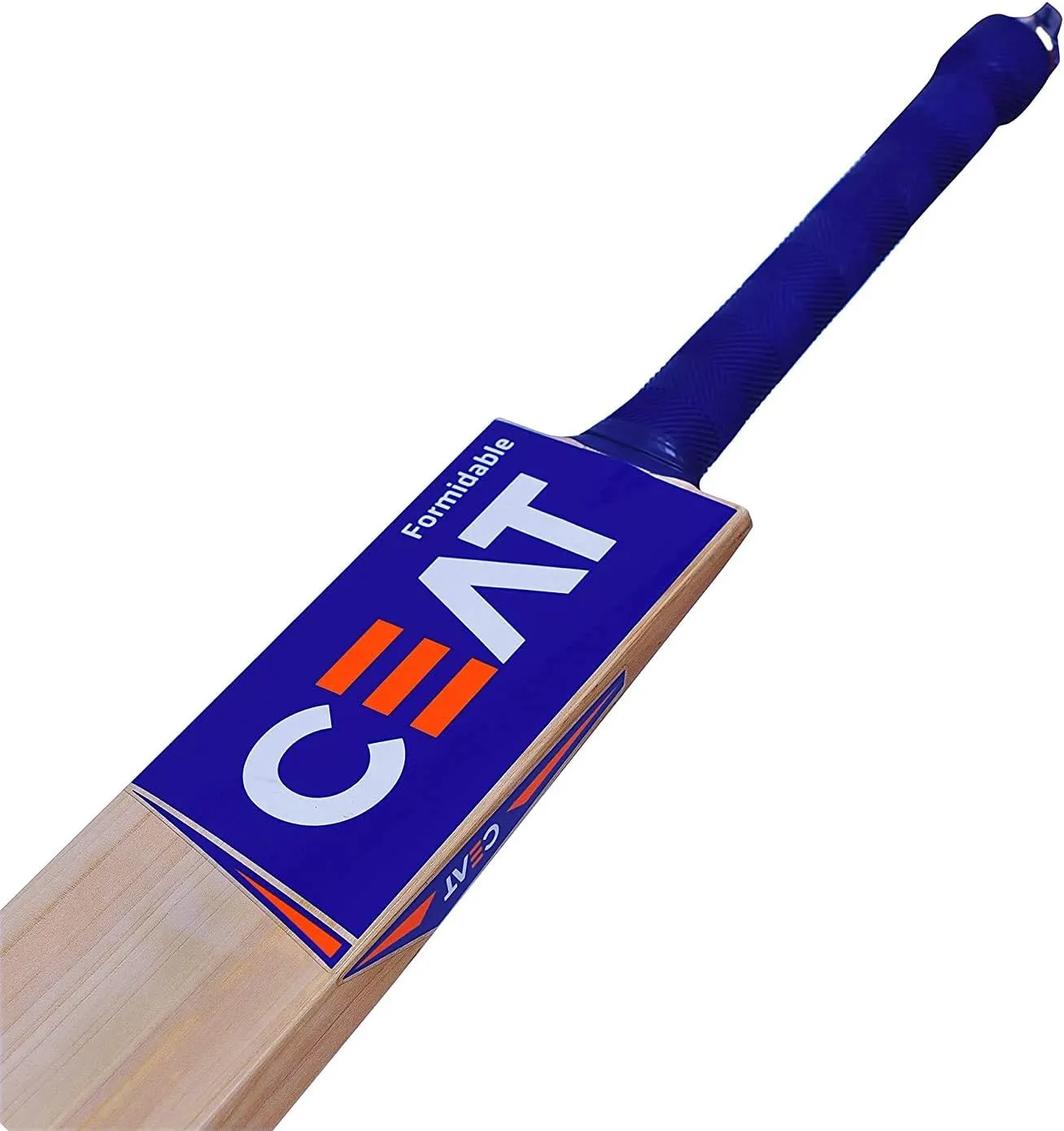 XTROKE Popular Willow Cricket Bat for Men's and Adult All Tennis Ball Full Size (Natural, Bat with Ball & Bat Cover Full Size), Wood, Multicolour