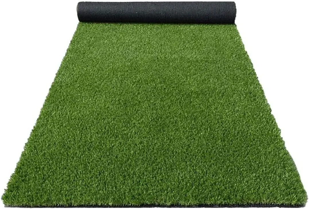 Egardenkart Artificial Grass Carpet 26mm Fake Grass Turf 2meters x 1.5meters 3SQM Square Meters (200cm x 150cm, Green)