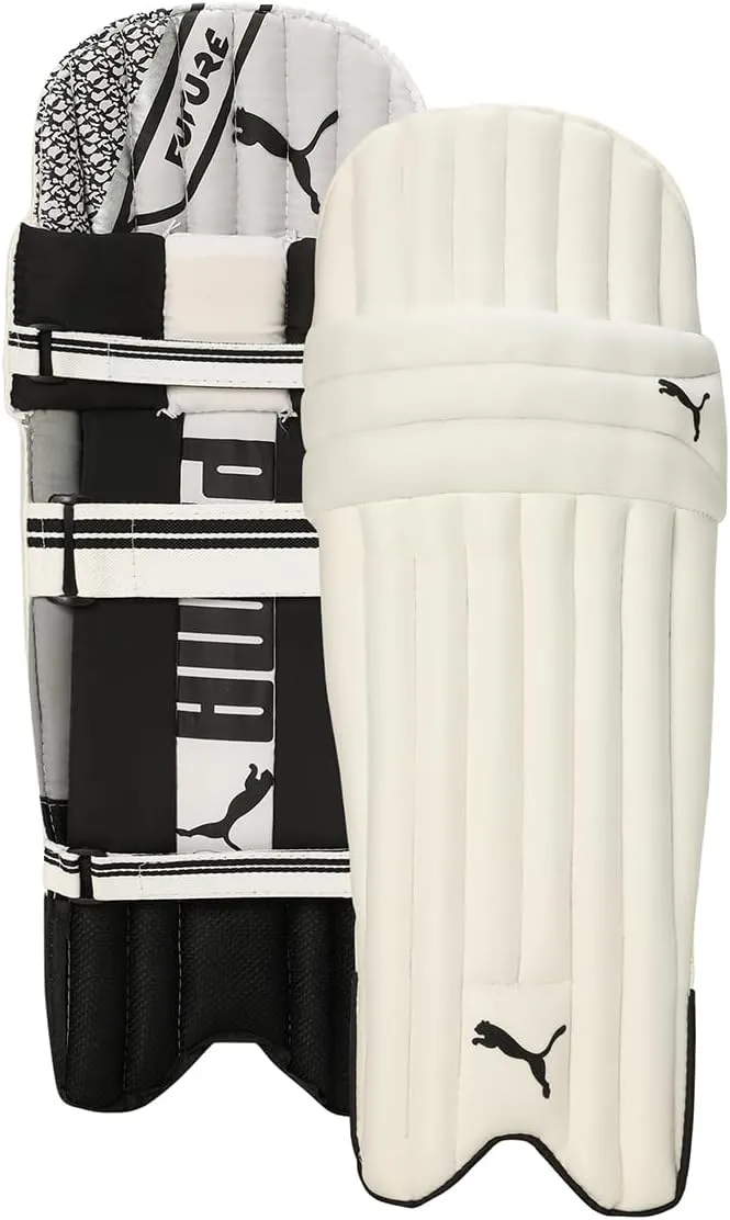 PUMA Cricket, Male / Unisex Cricket Batting Pads ,PUMA White-PUMA Black, B