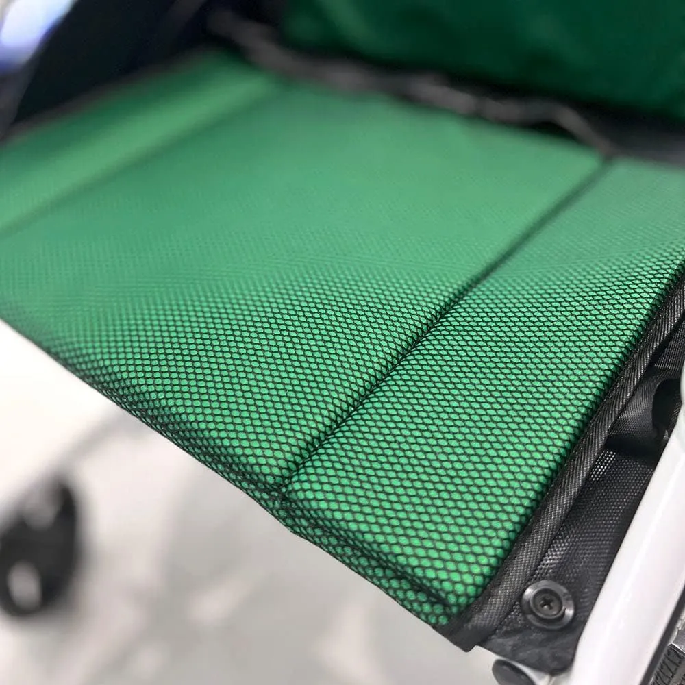 CRONY 6012-20 Hand-pushed Collapsible Chair-With toilet Convenient four-brake folding Orange