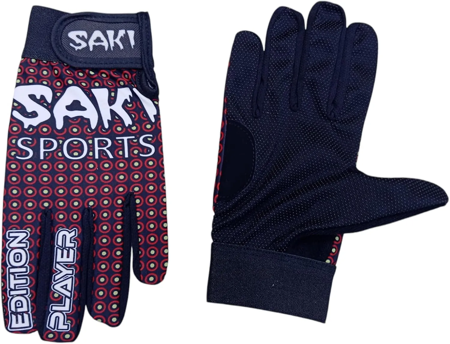 SAKI Tennis Batting Gloves - High-Performance, Heavy Duty, Long-lasting Protection for Intense Cricket Play - Right Hand, Modern Design
