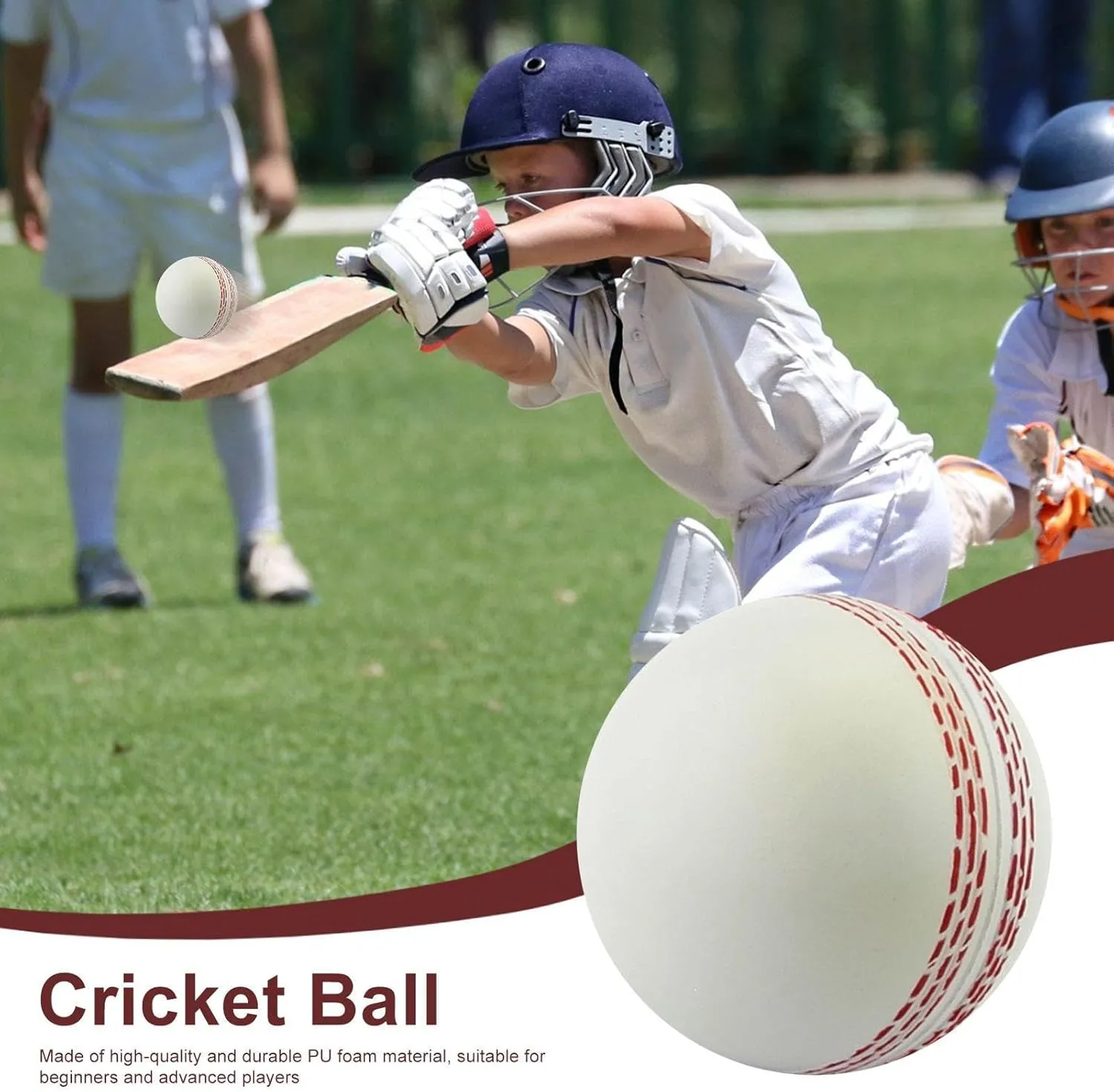 Cricket Wind Balls | Sports Practice Cricket Balls - Soft Hand Stitched Club Cricket Ball, Sports Cricket Training Balls for Advanced Players, Garden Play, Beginner