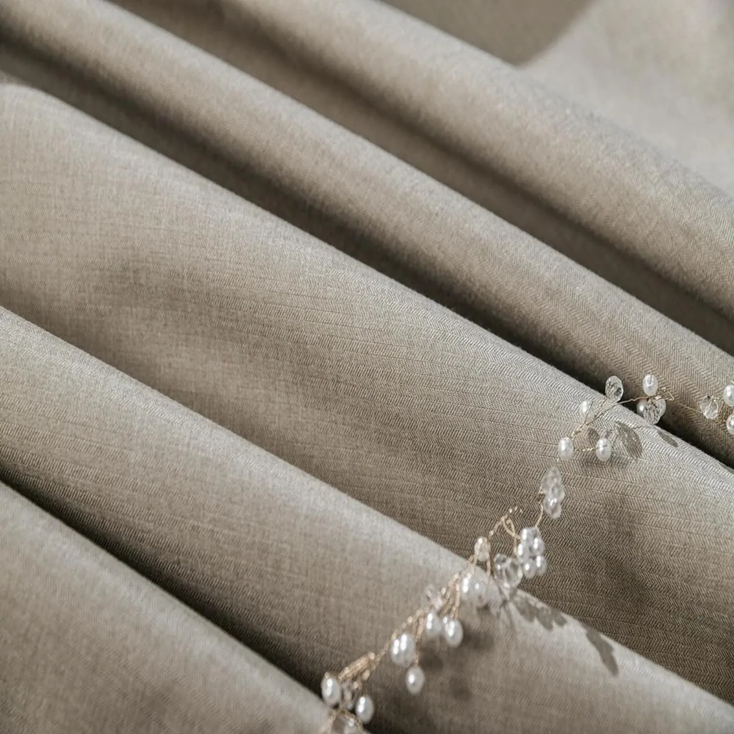 CasaPrime 100% Blackout Curtains – 2 Panels (300cm x 270cm) Thermal Insulated Darkening Drapes with Grommet Top for Living Room & Bedroom