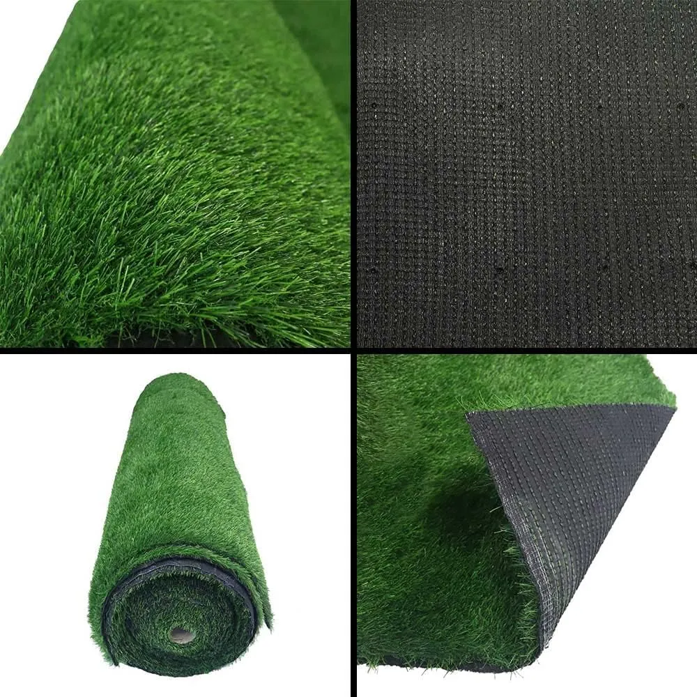 Yatai Decor 40mm Artificial Grass Carpet - Indoor Outdoor Garden Lawn Landscape Synthetic Grass Doormat Pet Turf Soft Green Carpet Mat - Realistic Thick Turf Lawn Rug Carpet For Dogs (2x1 Meters)