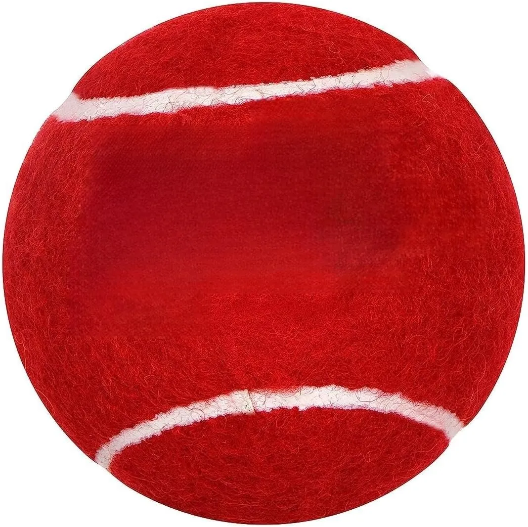 THE WHITE SHOP Heavy Duty Cricket Tennis BallsRebound Wear Resistant Contact Tennis BallsTennis Ball Size Cricket BallsDurable Felt Covered Tennis Balls