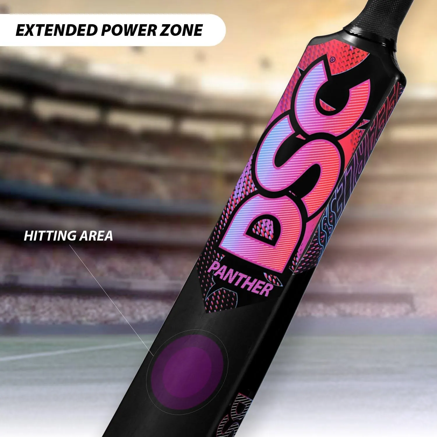 DSC Panther Plastic bat with PVC Ball for Kids