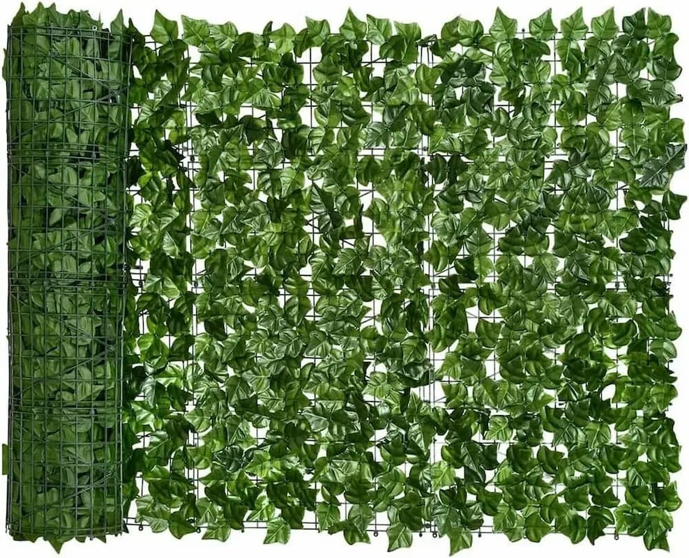 makeup toy artificial plant fence artificial wall grass privacy fence screen ivy screen privacy garden fence uv protected greenery wall backdrop artificial hedges plant artificial hedges (1x3meter)