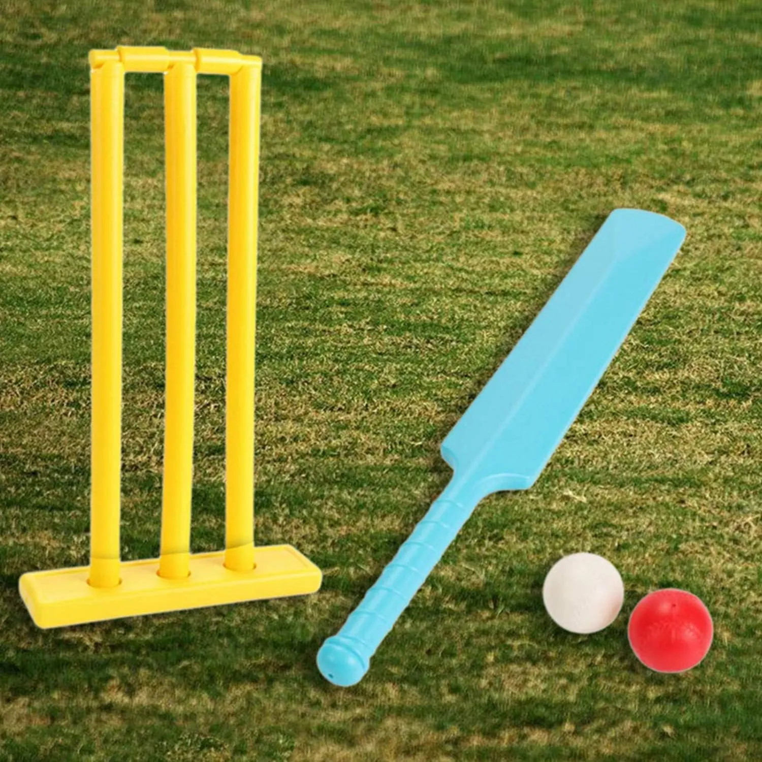 Cricket Set for Kids 4Pcs Foldable Portable Children Cricket Kit for Game Sports Gift for Baby