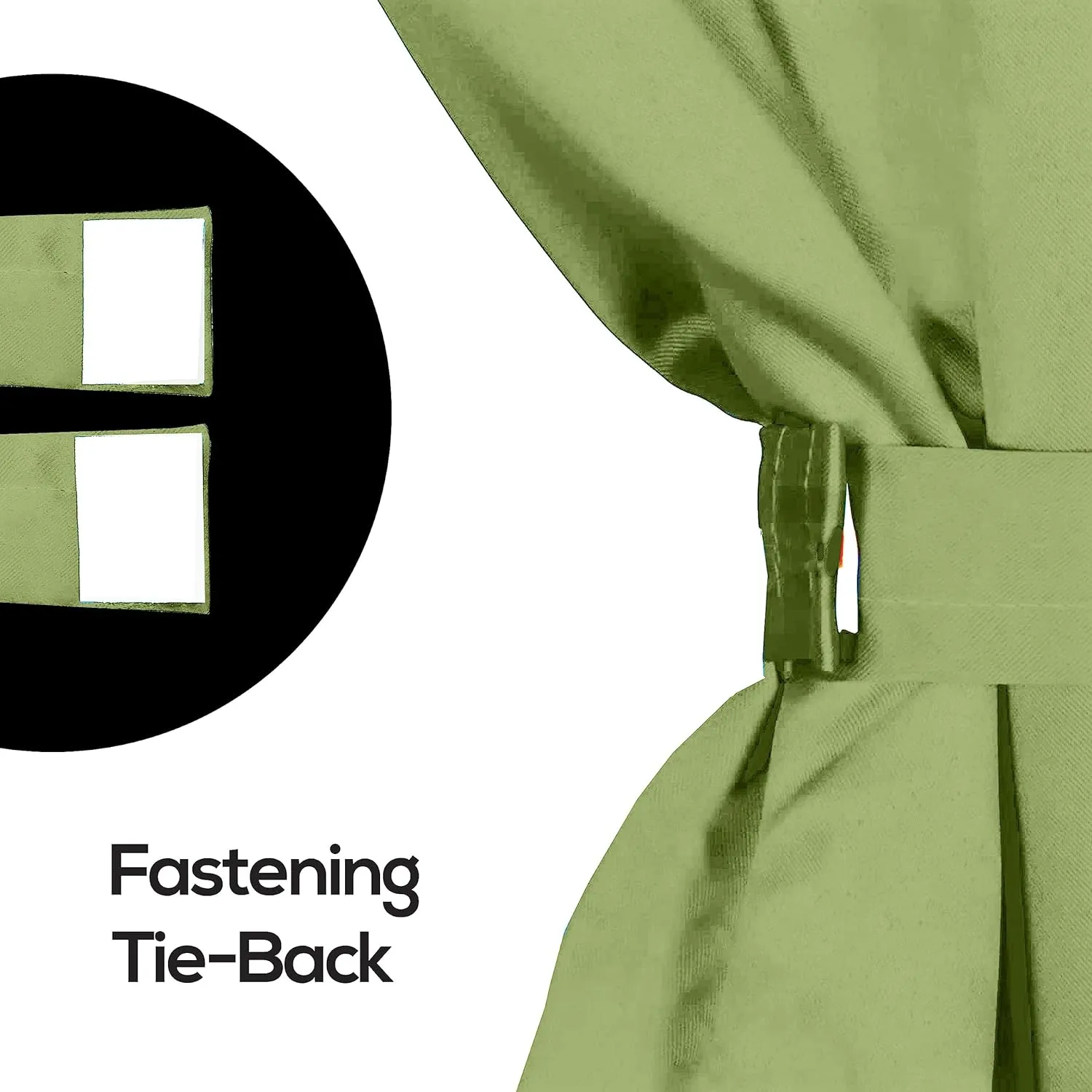 Amali 2 Blackout curtains for living room Decor or bedroom window, noise reduction and light blocking with 16 Grommets in 2 panels long 274cm and 127cm in width, Grass Green