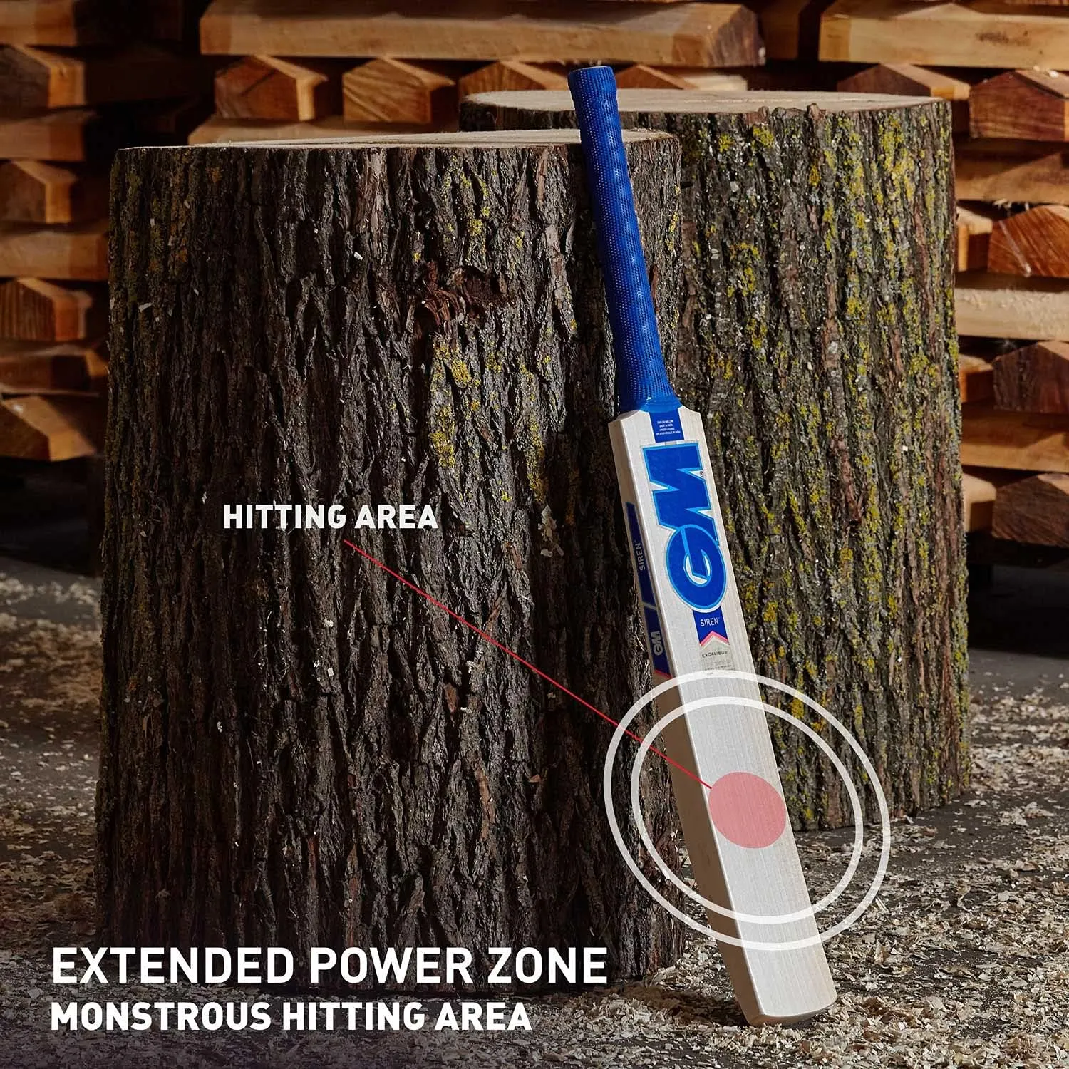 GM Siren Excalibur English Willow Short Handle Cricket Bat Size-5