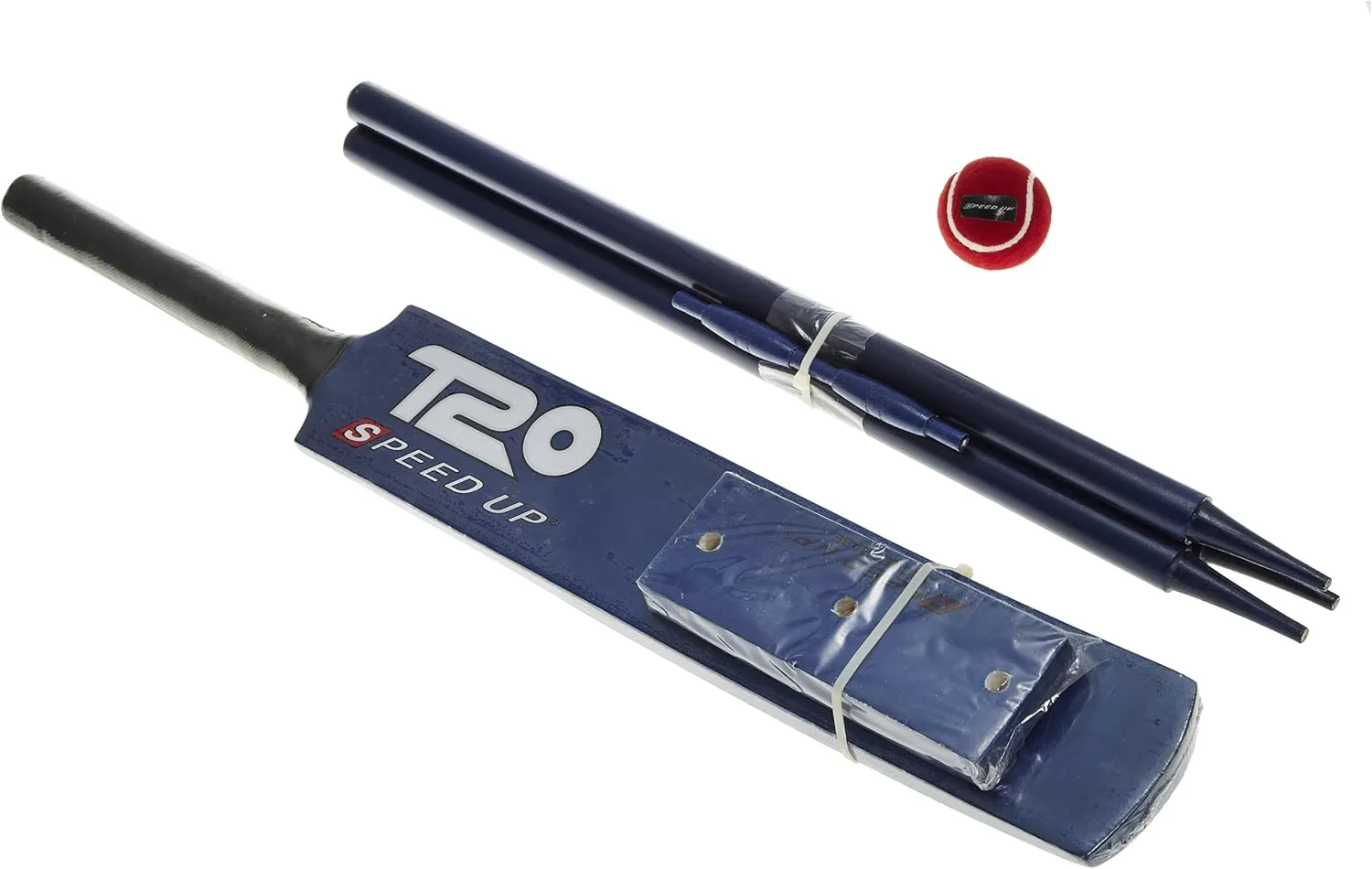 Speed Up Sports+ T-20 Wooden Cricket Set Value