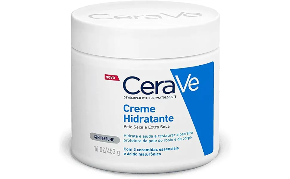 CeraVe Moisturizing Cream | 48H Body and Face Moisturizer for Dry to Very Dry Skin with Hyaluronic Acid and Ceramides | Fragrance Free | 16Oz, 454 g
