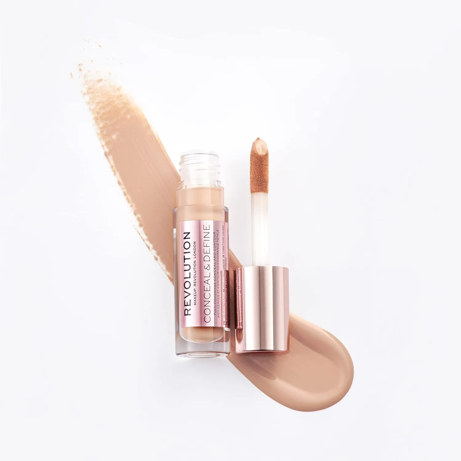 Makeup Revolution Conceal and Define Concealer 4 ml, C8 - Image 3