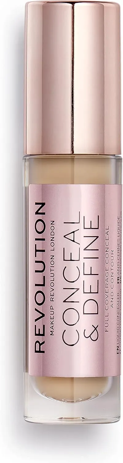 Makeup Revolution Conceal and Define Concealer 4 ml, C8 - Image 1