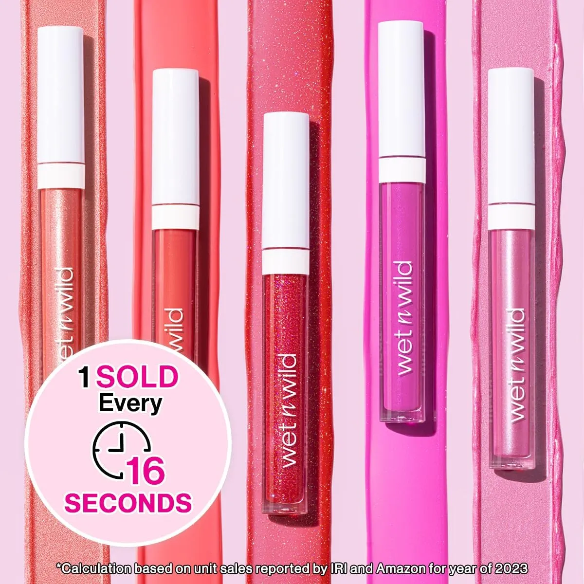 wet n wild Mega Slicks Lip Gloss | Long Lasting | Hyaluronic Acid | High Shine | Berried Treasure