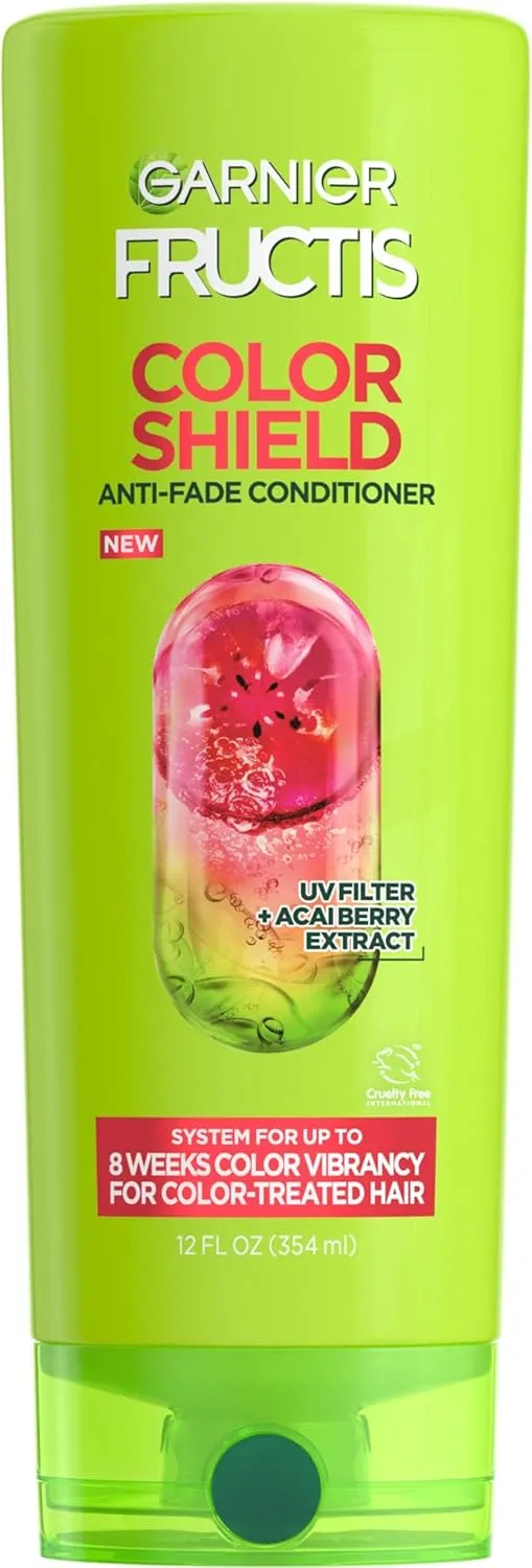 Garnier Fructis Color Shield Conditioner, Color-Treated Hair, 12 fl. oz. - Image 1