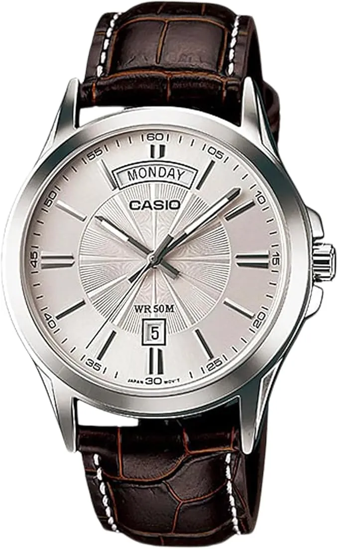 casio analog watch: mtp 1381 men
