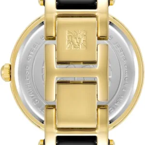 anne klein ladies’ watch with ceramic strap – ak/1018bkbk – stylish & original