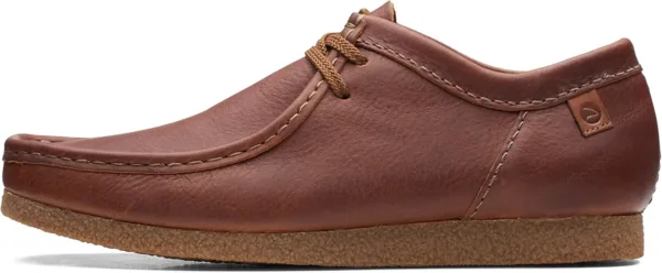 Clarks Shacre II Run men’s shoes – lace-up moccasin-style footwear offering cushioned comfort, premium design, and everyday durability.