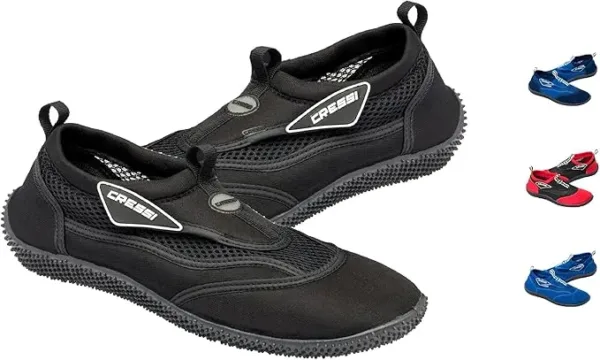 Cressi Reef unisex aqua water shoes – lightweight, breathable, and quick-drying footwear designed for beach, swimming, and water adventures.
