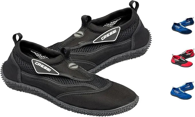 Cressi Reef unisex aqua water shoes – lightweight, breathable, and quick-drying footwear designed for beach, swimming, and water adventures.