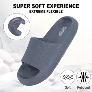 doctor extra soft men’s cushioned sliders – lightweight, anti skid flip flops d 504