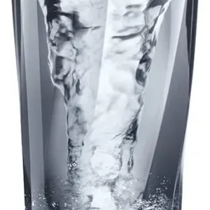 Electric protein shaker bottle in black with 24oz capacity, USB rechargeable vortex mixer, and BPA-free Tritan