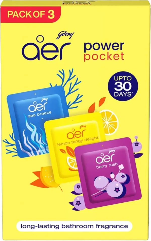 Fresh Breeze 30-Day Long-Lasting Air Freshener Pack of 3 – Ideal for bathrooms and toilets. Perfect for odor control and freshness in UAE households.